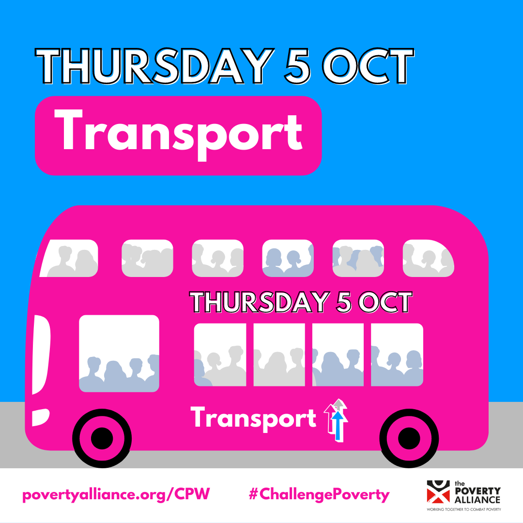 Challenge Poverty Week 2023 - Thursday 5 October - Transport Challenge Poverty Week 2023 - Thursday 5 October - Transport