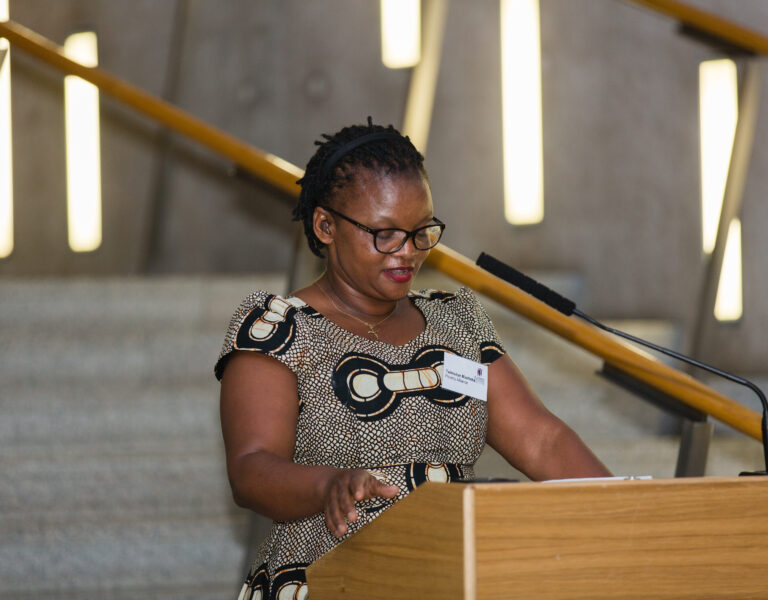 Twimukye at the Scottish Parliament