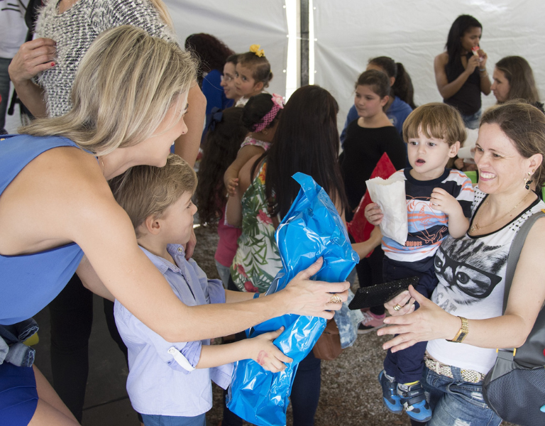 A stock image showing a community event