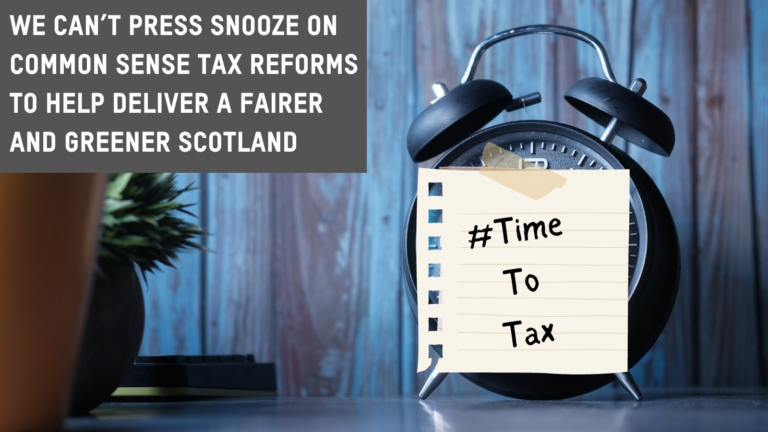 Oxfam Scotland Time to Tax campaign