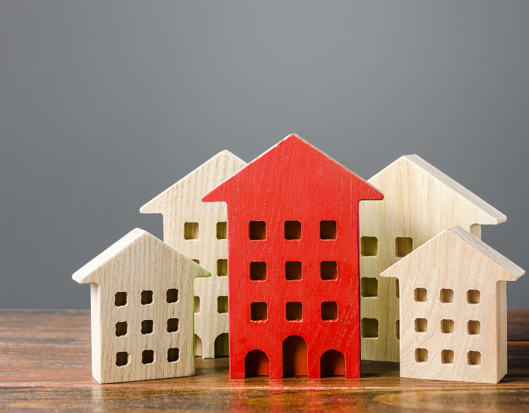 A stock image representing homes and housing.