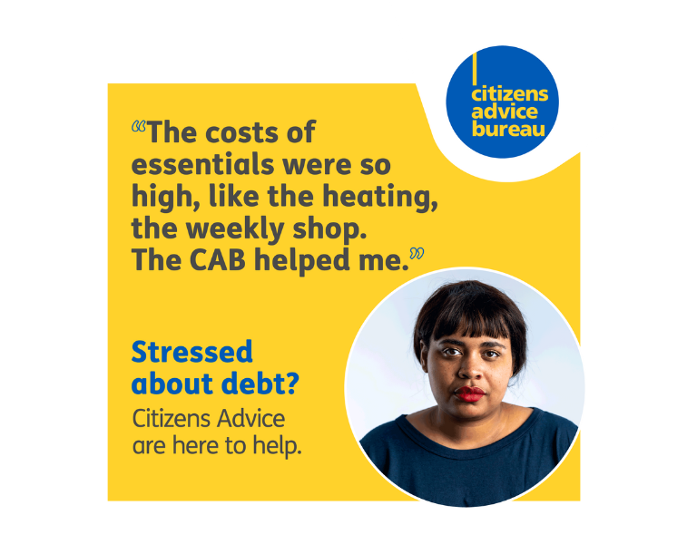 Citizens Advice Scotland Stressed About Debt campaign