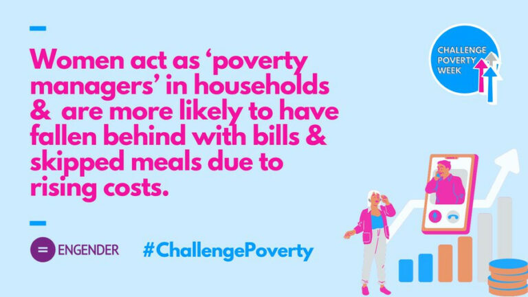 Engender Graphic for Challenge Poverty Week 2023