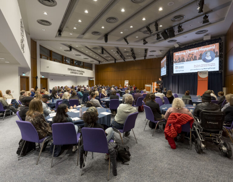 The Poverty Alliance Annual Conference at EICC Edinburgh on Friday 29th November 2024