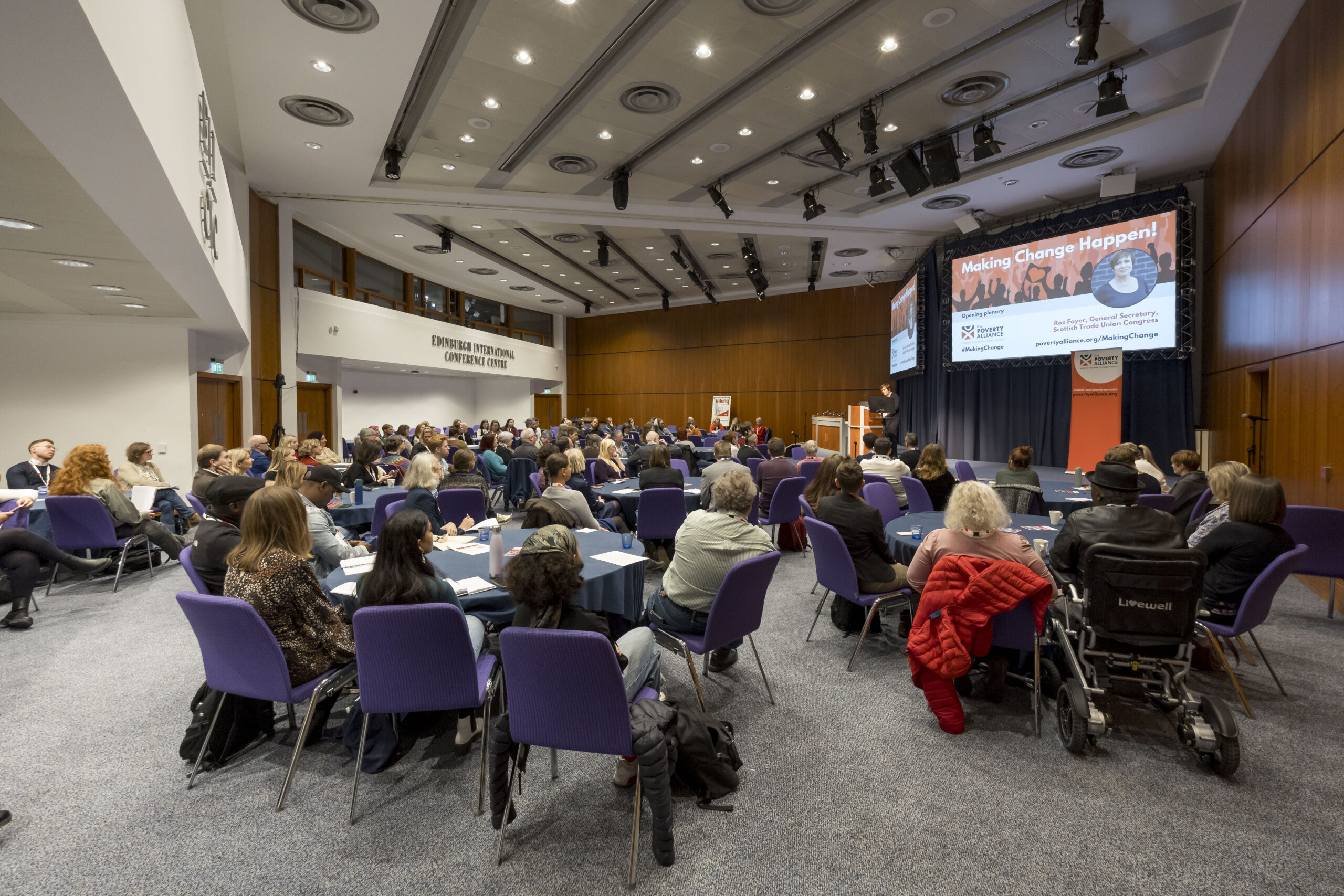 The Poverty Alliance Annual Conference at EICC Edinburgh on Friday 29th November 2024